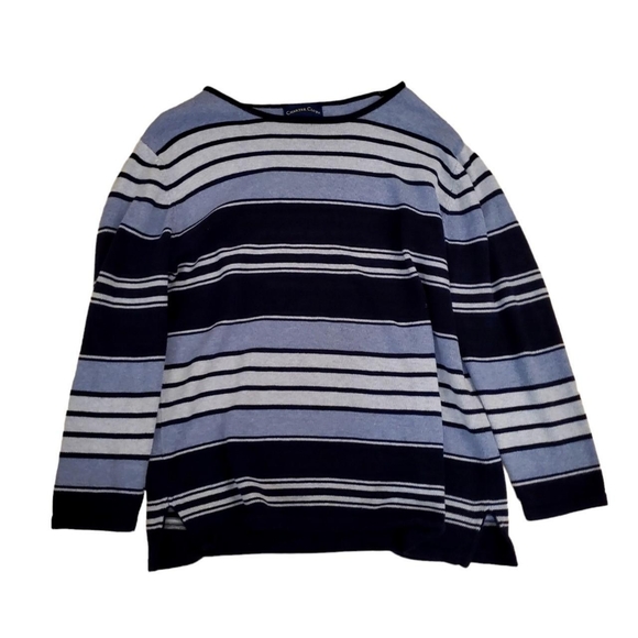 Stripe Blue Sweater - Picture 2 of 5